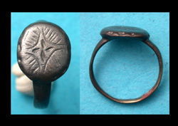 Ring, Medieval, Ladies, Quatrefoil Flower, ca. 15th-16th Cent